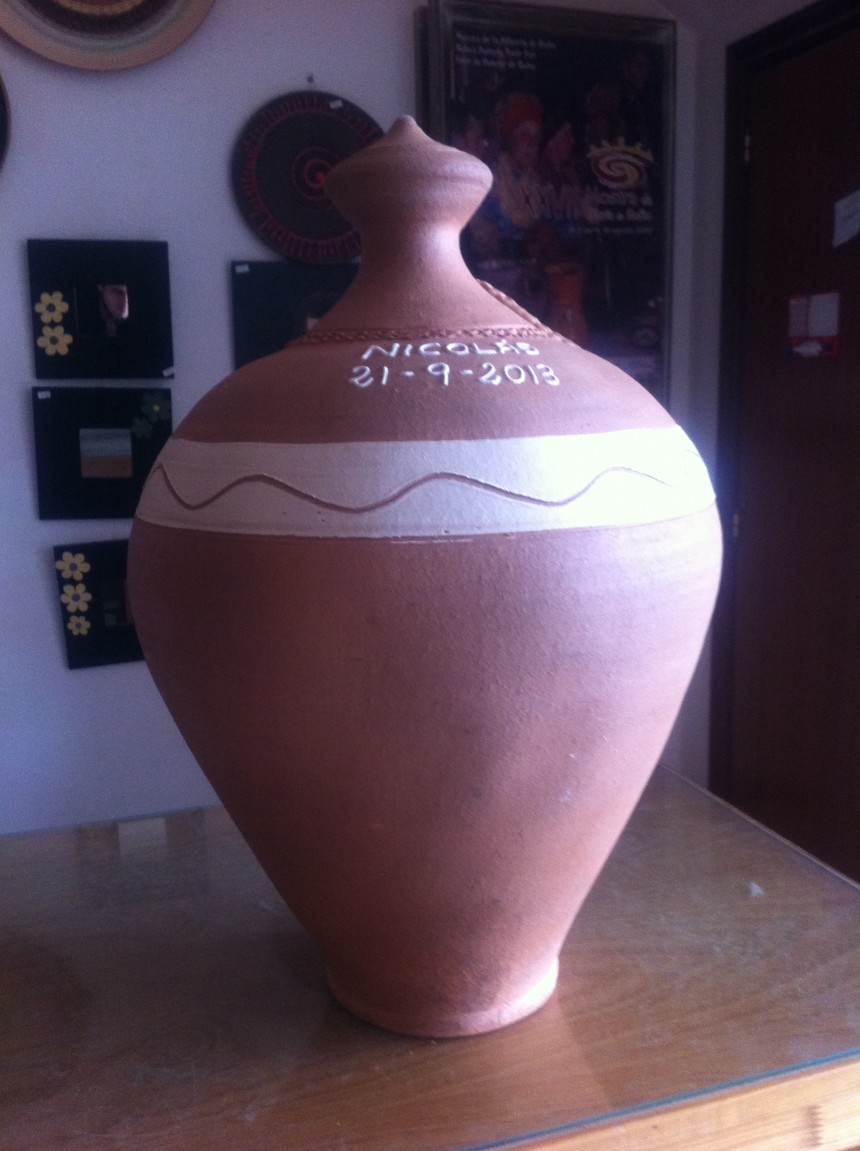 Hucha grande de cerámica